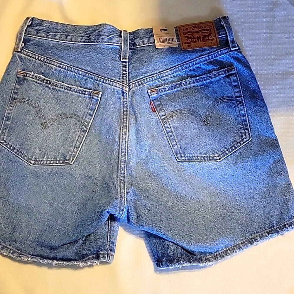 Levi's 501 high rise shorts